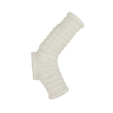 VIBRATING RIBBED SLEEVE-WHITE